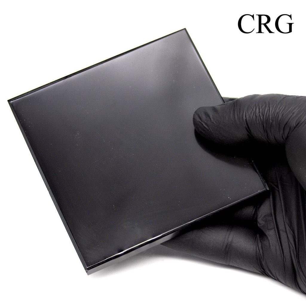 Obsidian Square Coasters
