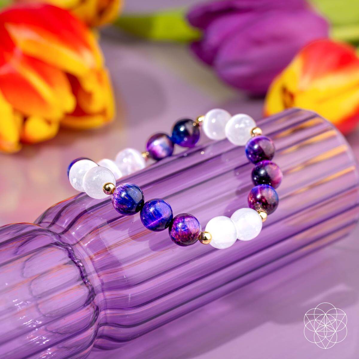Cosmic Energy Amplifier - Galaxy Tiger’s Eye Bracelet - The misfit market