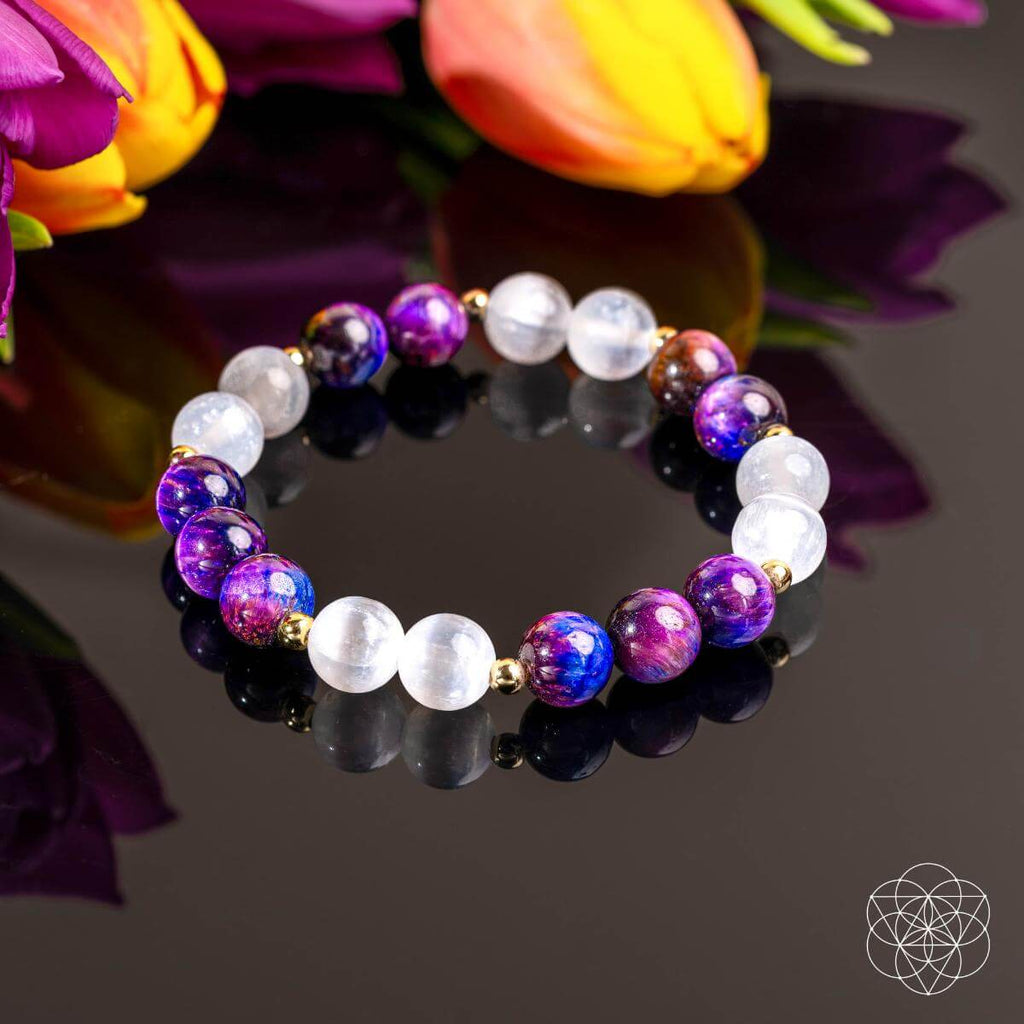 Cosmic Energy Amplifier - Galaxy Tiger’s Eye Bracelet - The misfit market