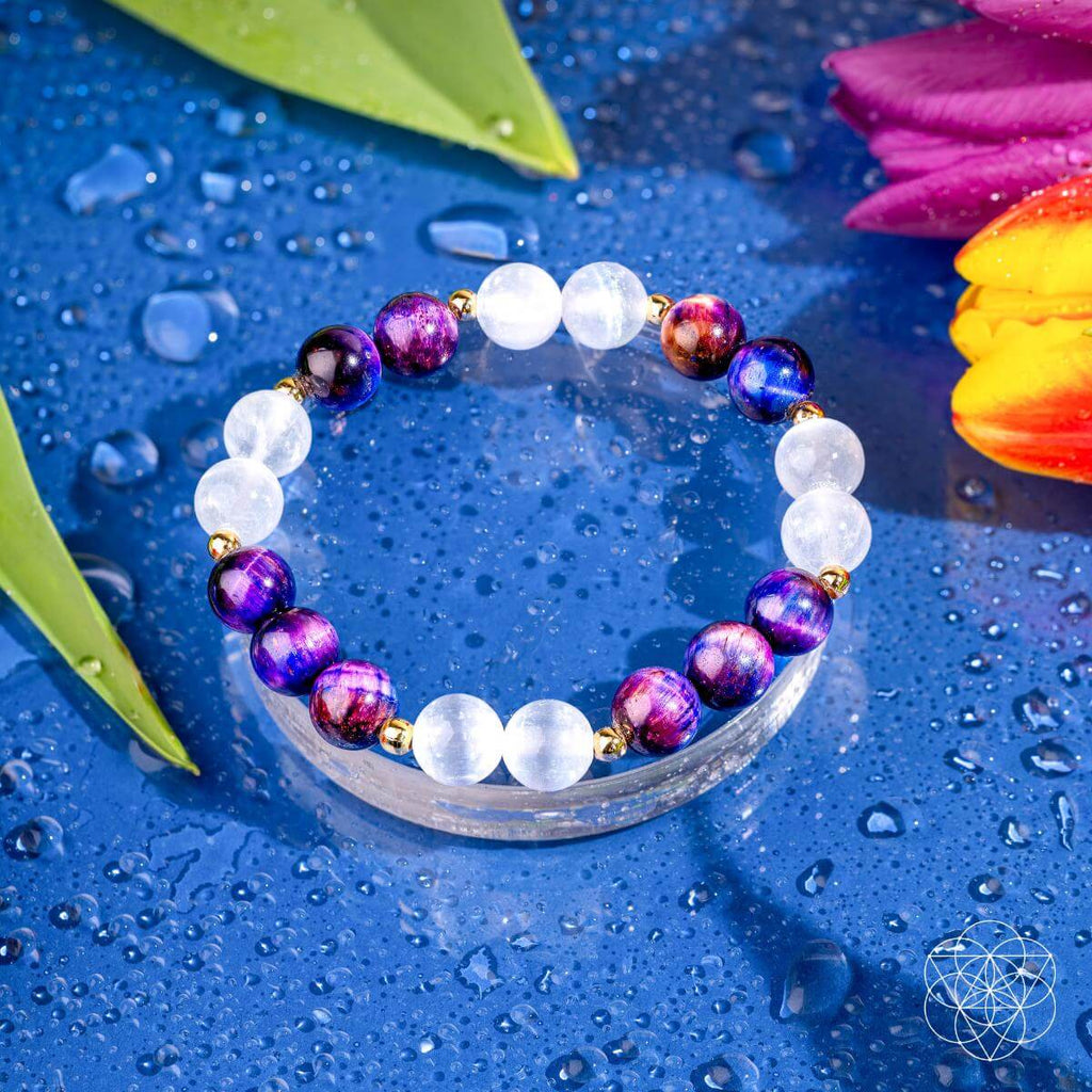 Cosmic Energy Amplifier - Galaxy Tiger’s Eye Bracelet - The misfit market