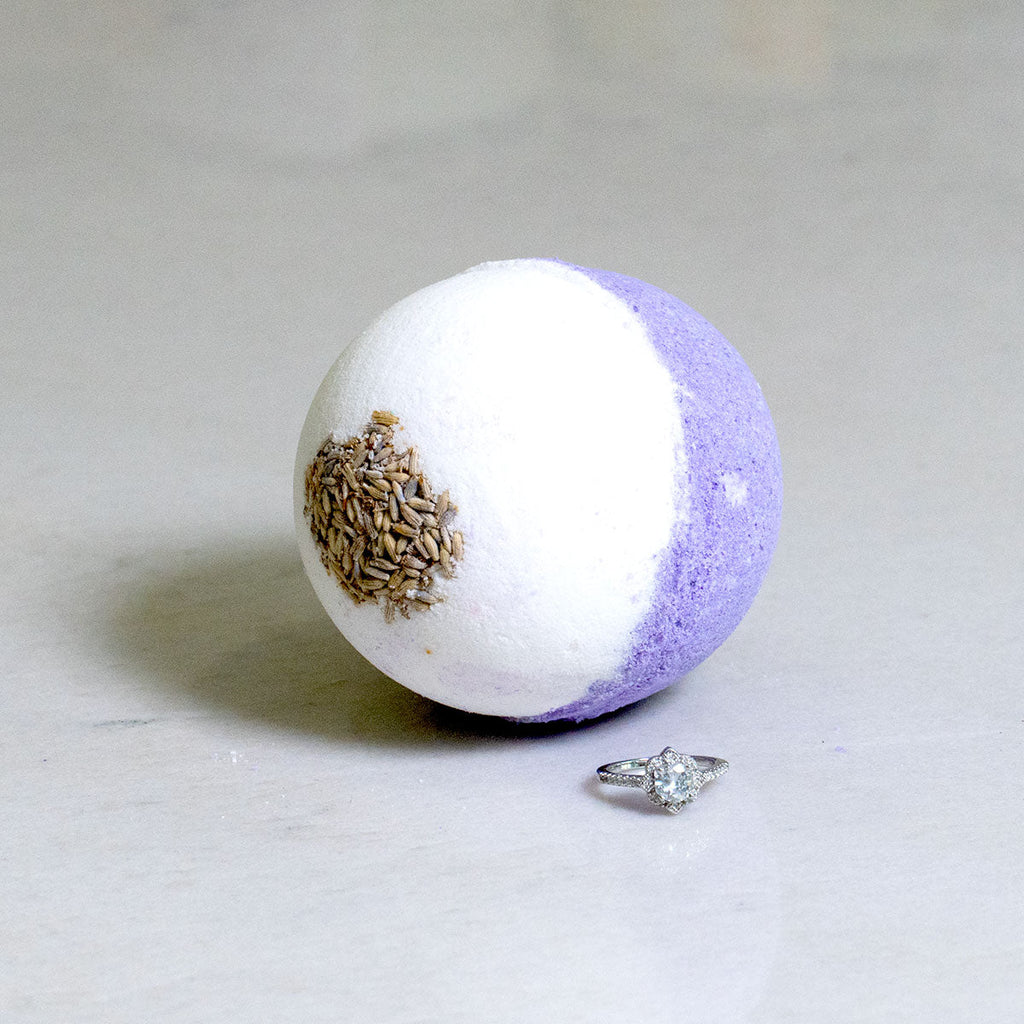 Dreamy Lavender 10oz Mystery Jewelry Bath Bomb