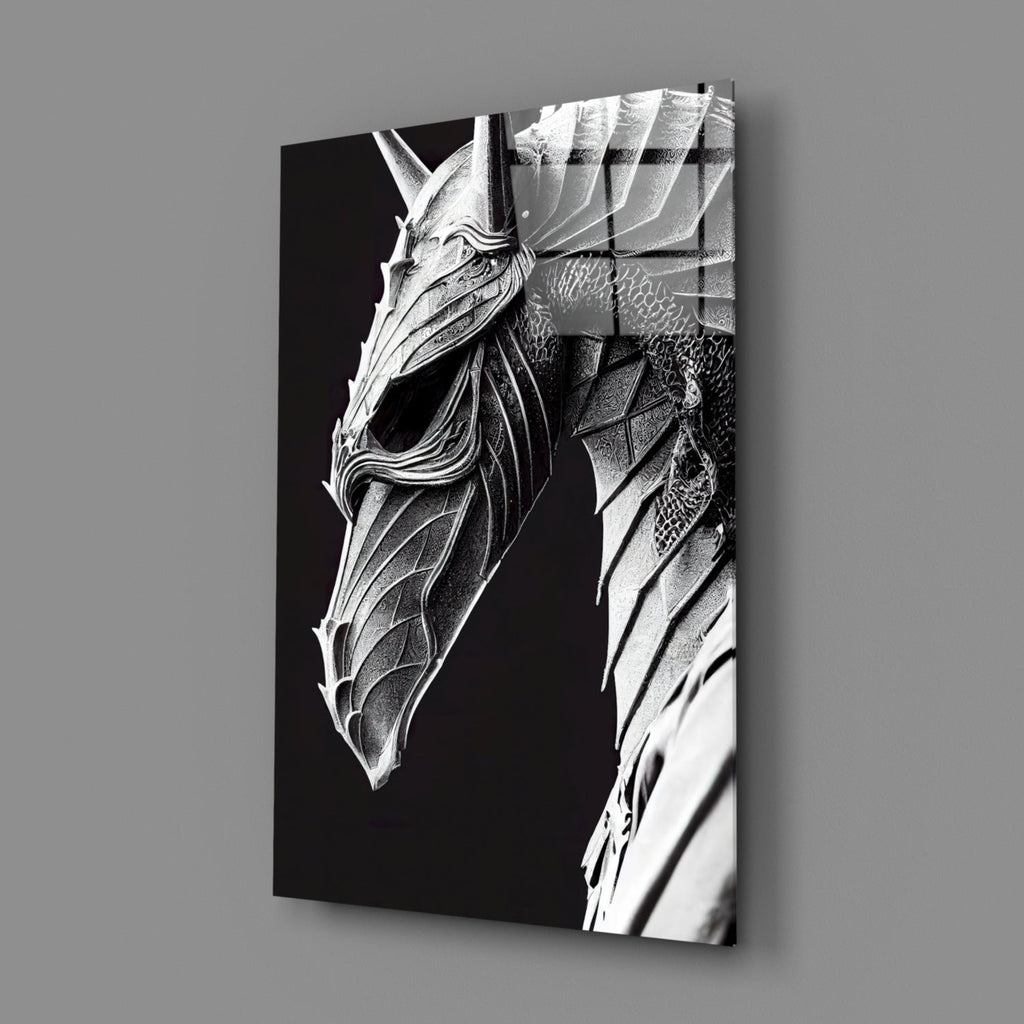 Iron Dragon Glass Art  || Designer Collection - The misfit market