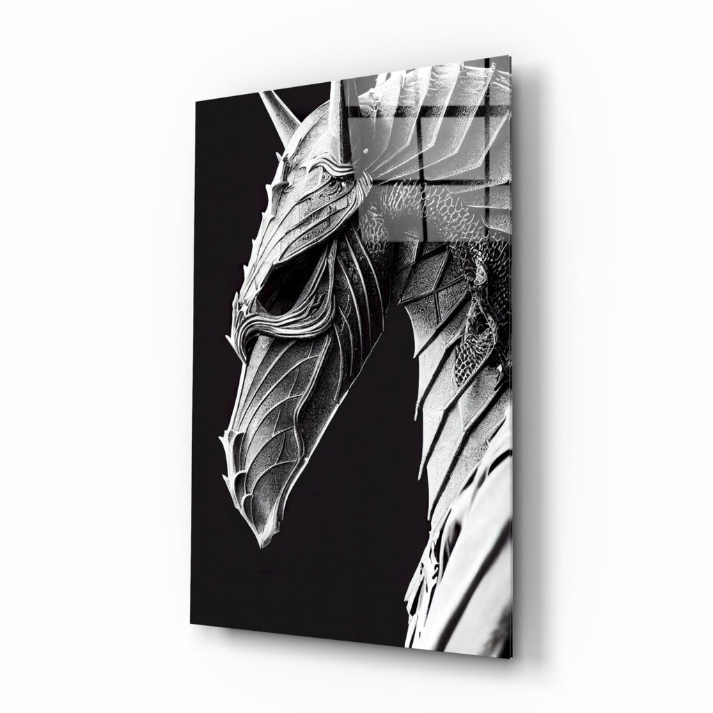 Iron Dragon Glass Art  || Designer Collection - The misfit market