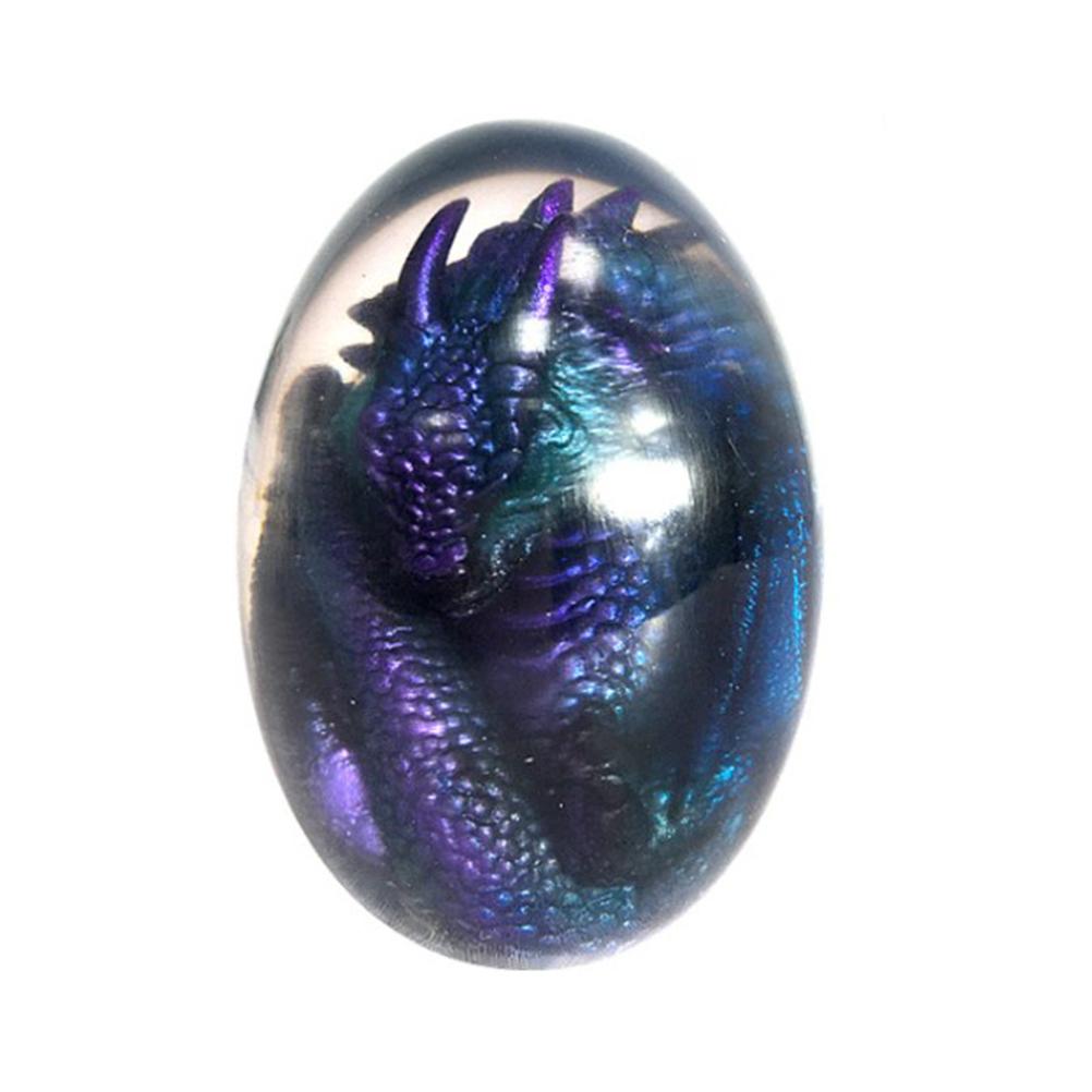 LED Lava Dragon Egg Statue Resin Ornament - The misfit market