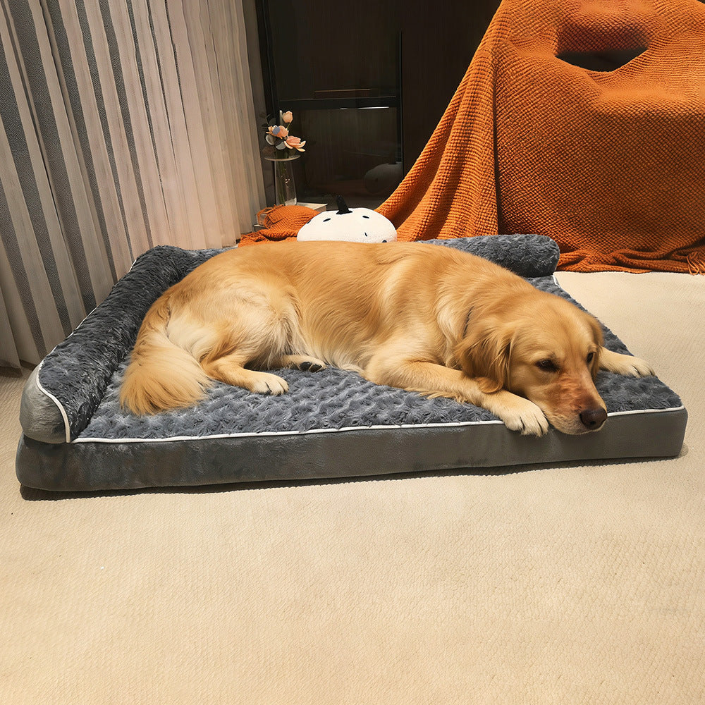 Washable L-Shaped Pet Sofa Dog Bed - The misfit market