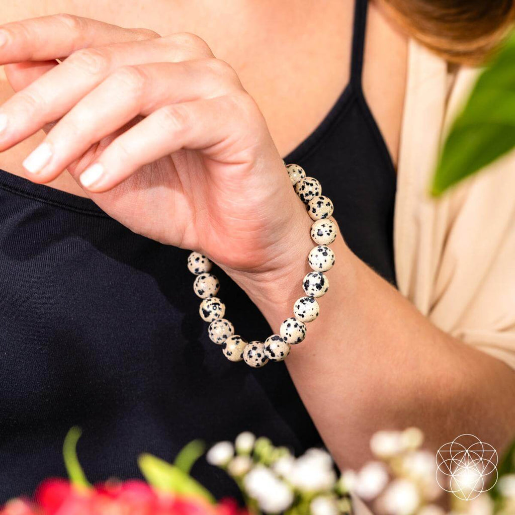 Emotional Detox - Dalmatian Jasper Bracelet - The misfit market