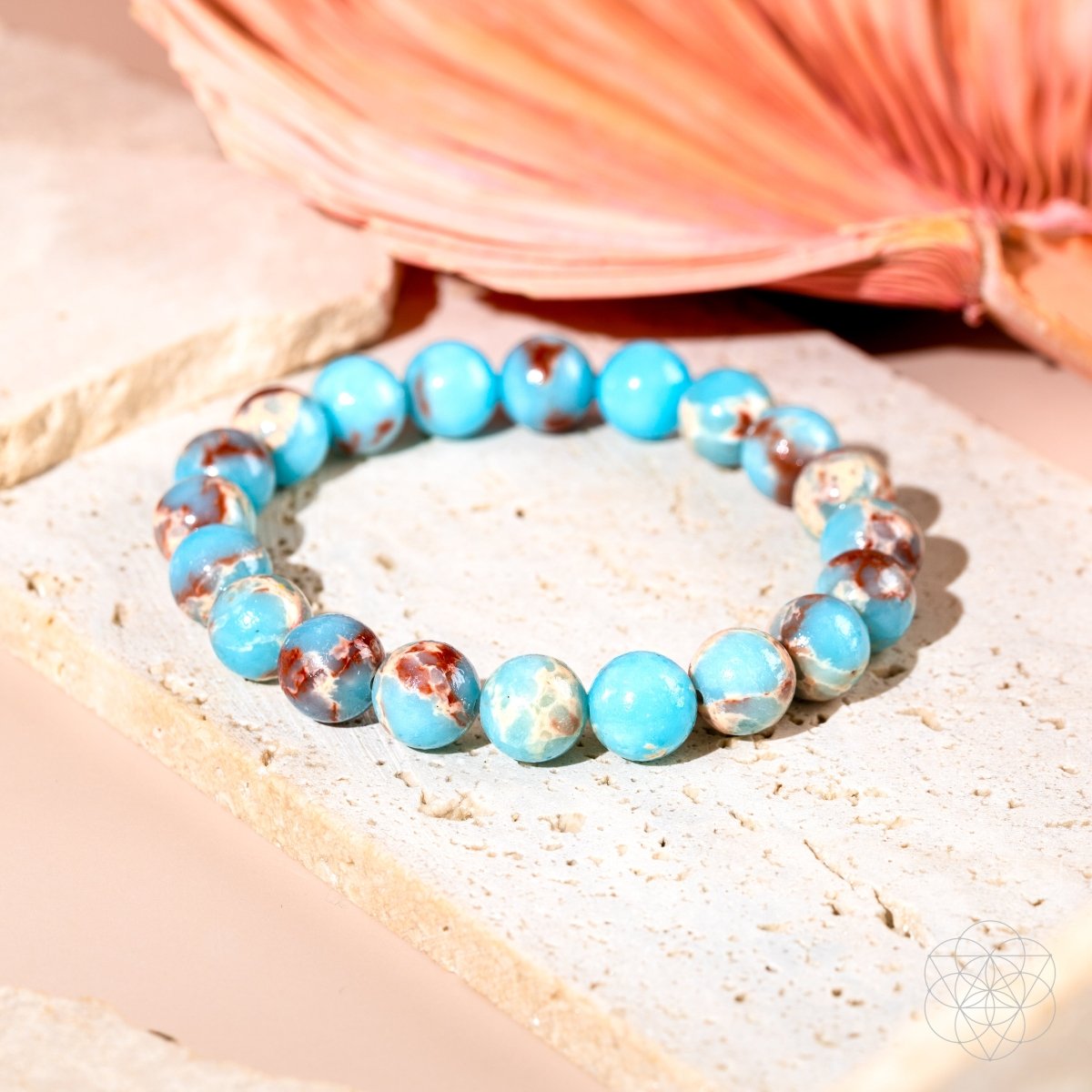 Empath’s Shield - Aqua Terra Jasper Bracelet - The misfit market
