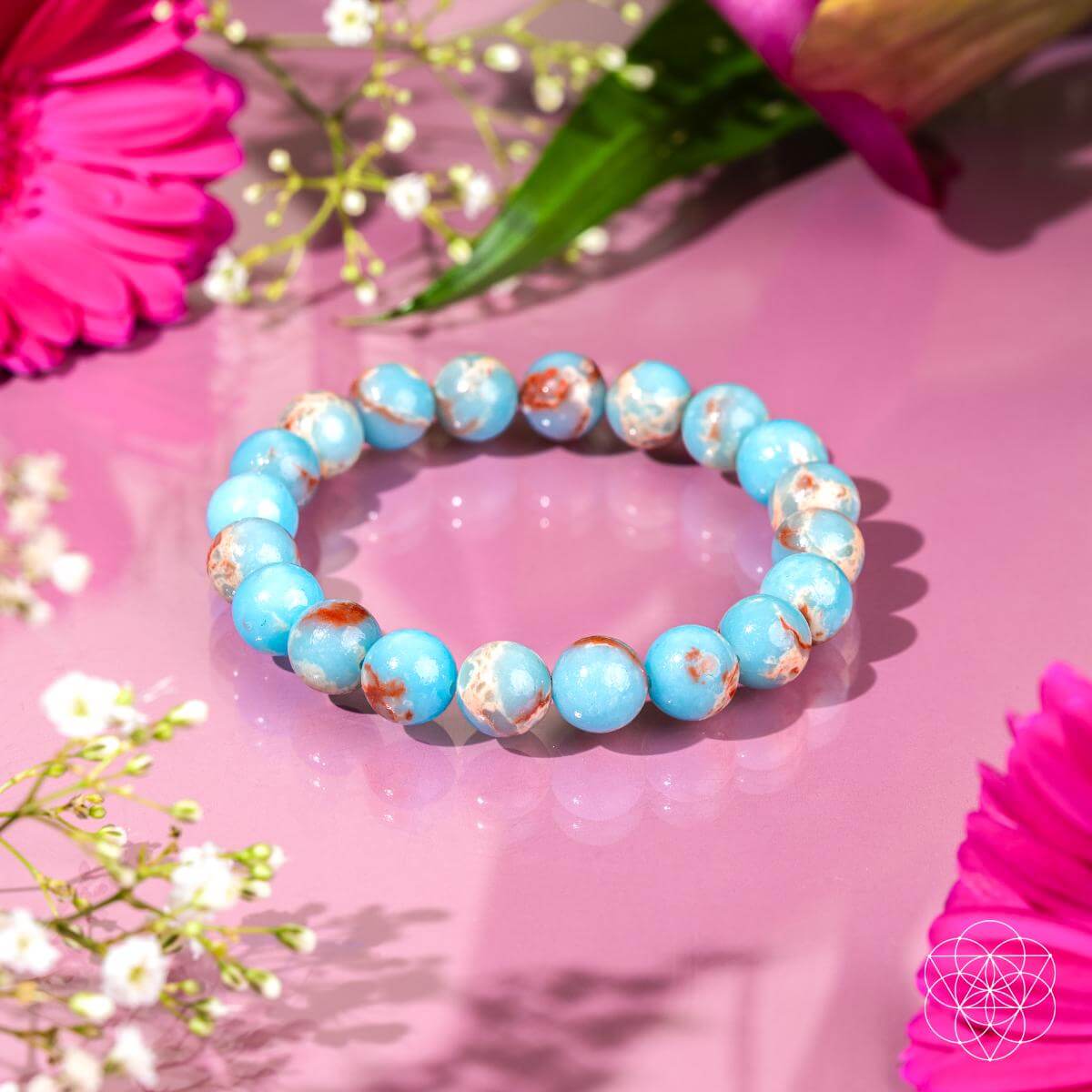 Empath’s Shield - Aqua Terra Jasper Bracelet - The misfit market