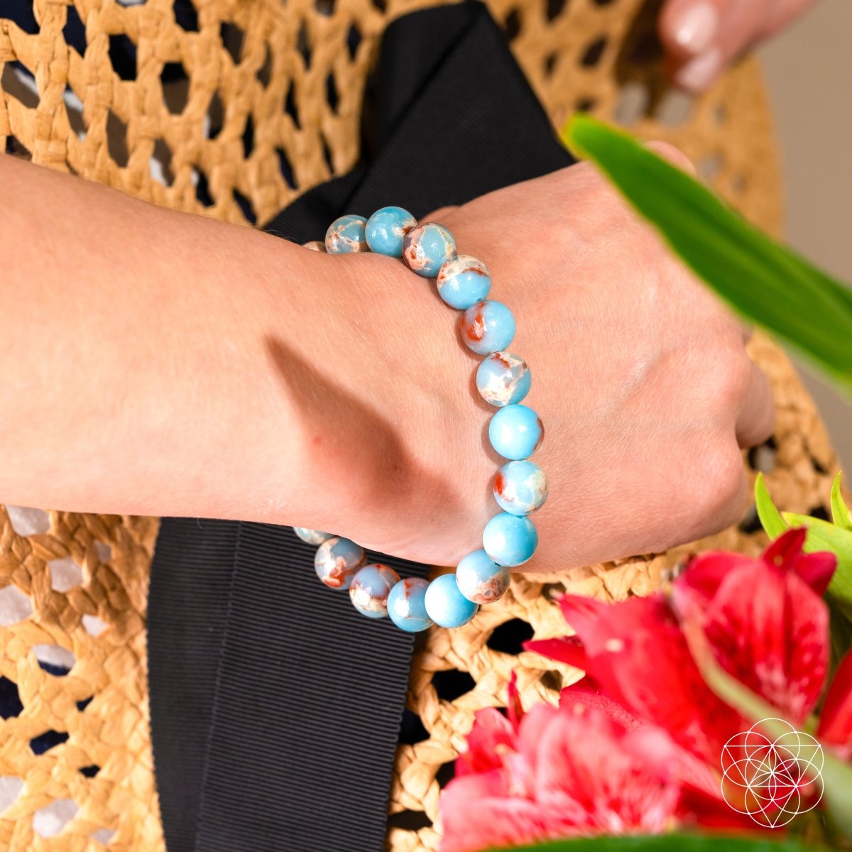 Empath’s Shield - Aqua Terra Jasper Bracelet - The misfit market