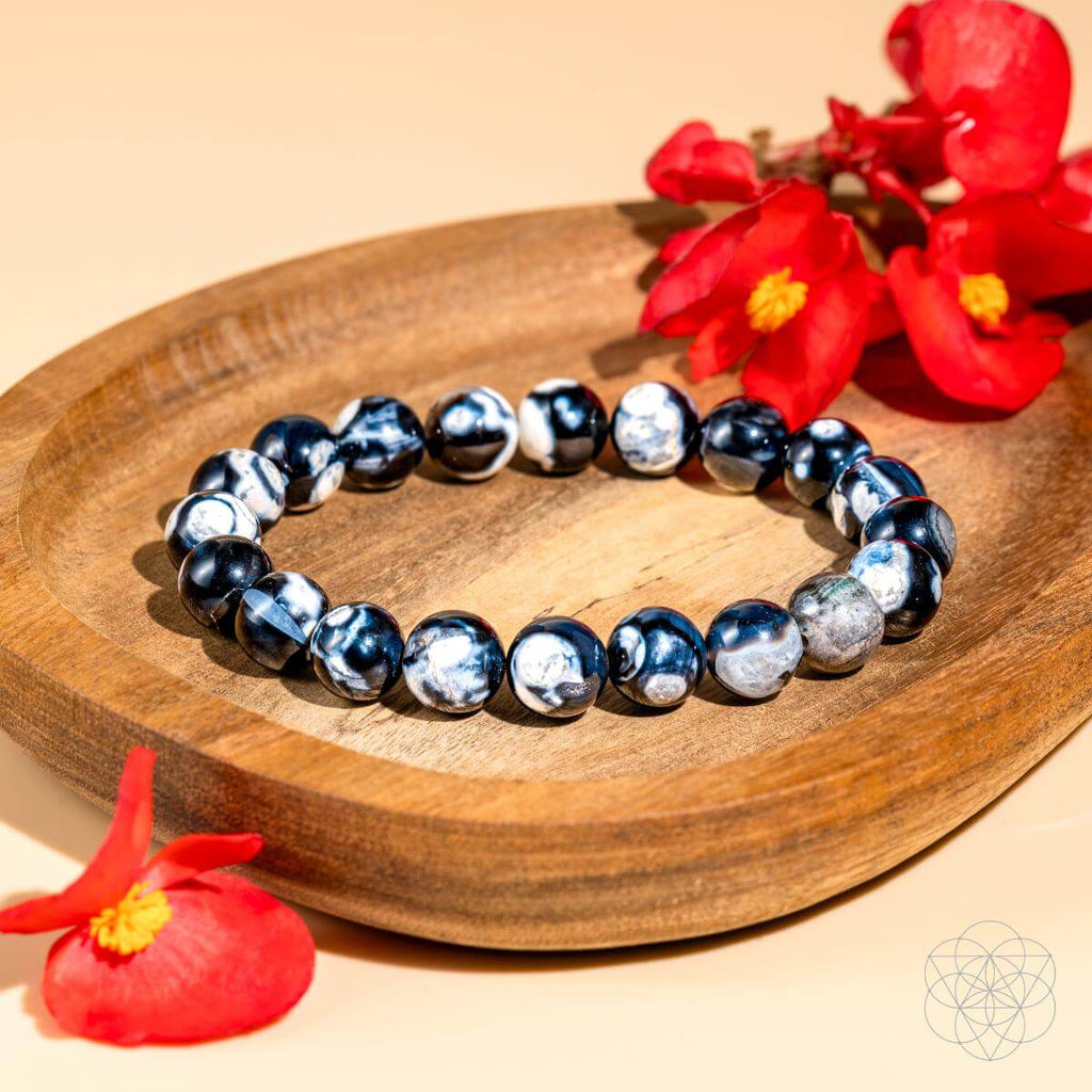 Exotic Orca Agate Bracelet of Deep Healing - The misfit market