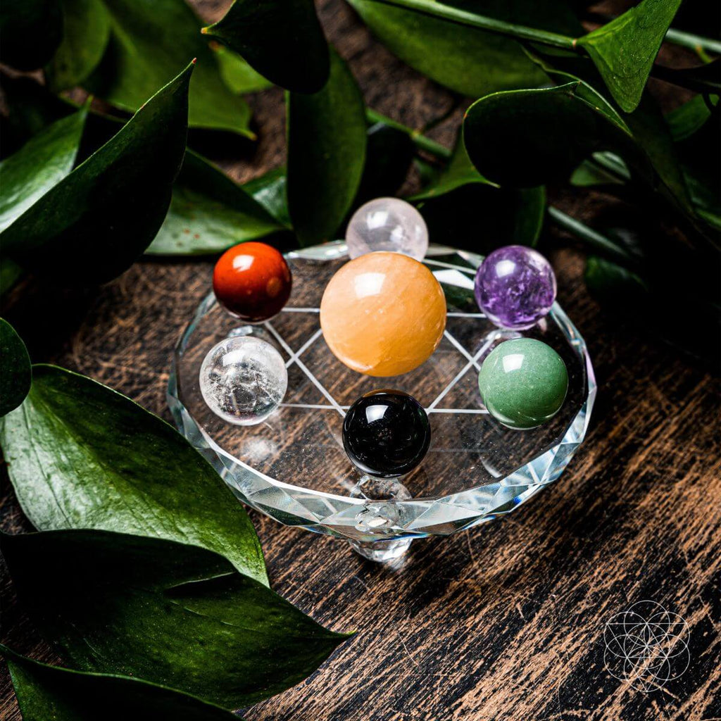 Feng Shui Crystal Ball Set - The misfit market