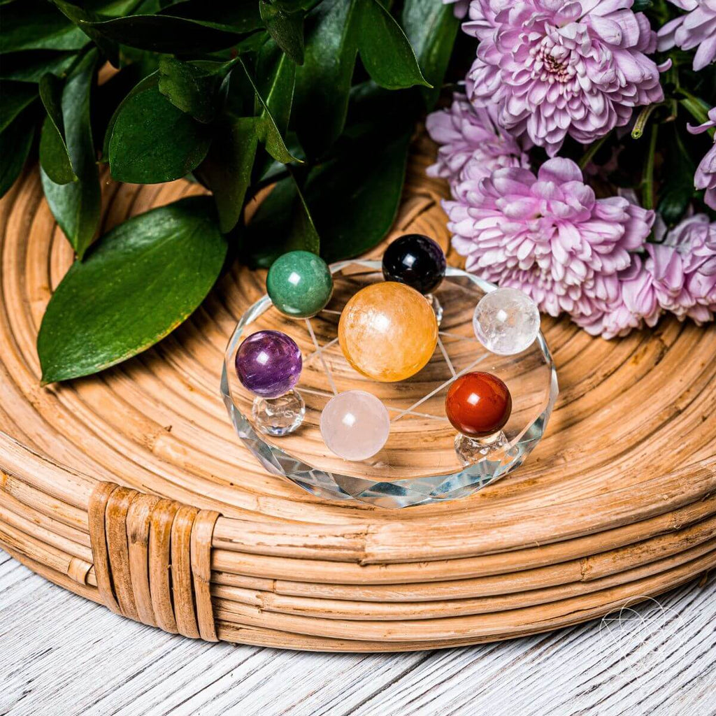Feng Shui Crystal Ball Set - The misfit market