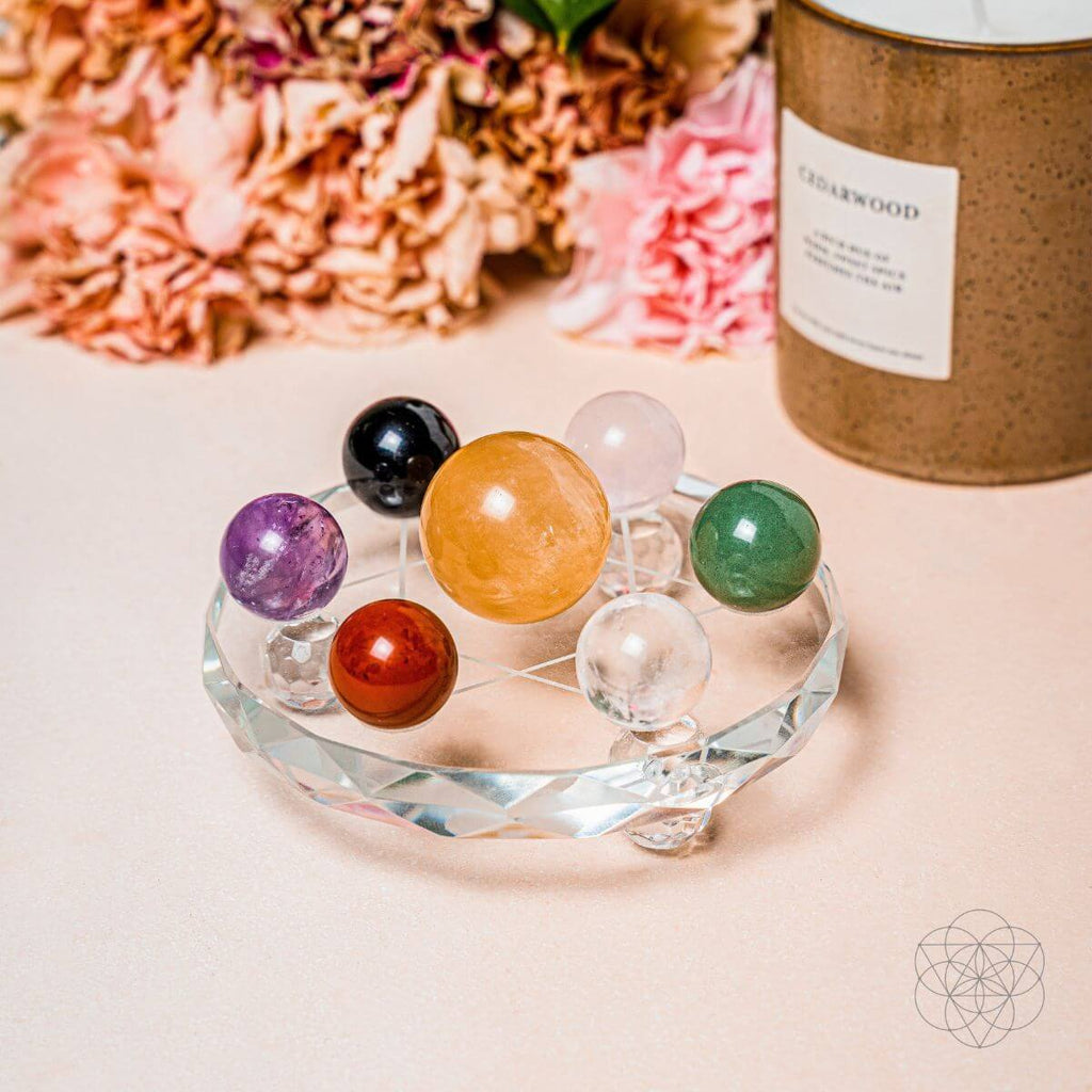 Feng Shui Crystal Ball Set - The misfit market