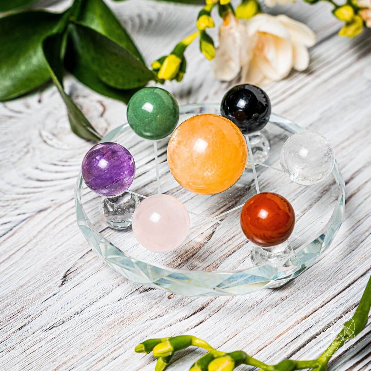 Feng Shui Crystal Ball Set - The misfit market