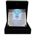 TRYNDI™ To My Amazing New Mom Floating Heart Necklace With Authentic Swarovski Crystals - The misfit market