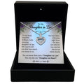 TRYNDI™ To My Beautiful Daughter-in-Law Floating Heart Necklace With Authentic Swarovski Crystals - The misfit market