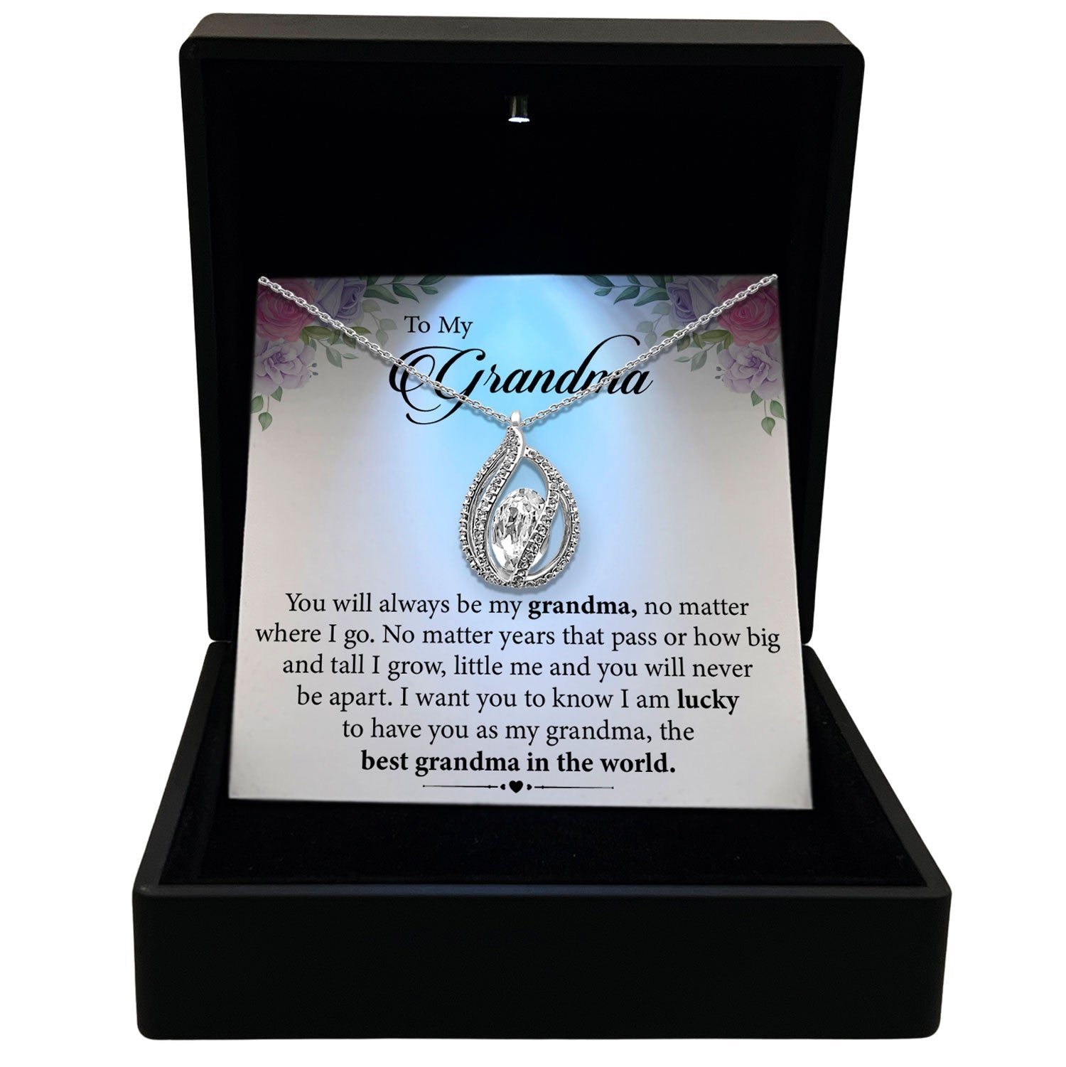 TRYNDI™ To My Grandma Birdcage Necklace With Authentic Swarovski Crystals - The misfit market