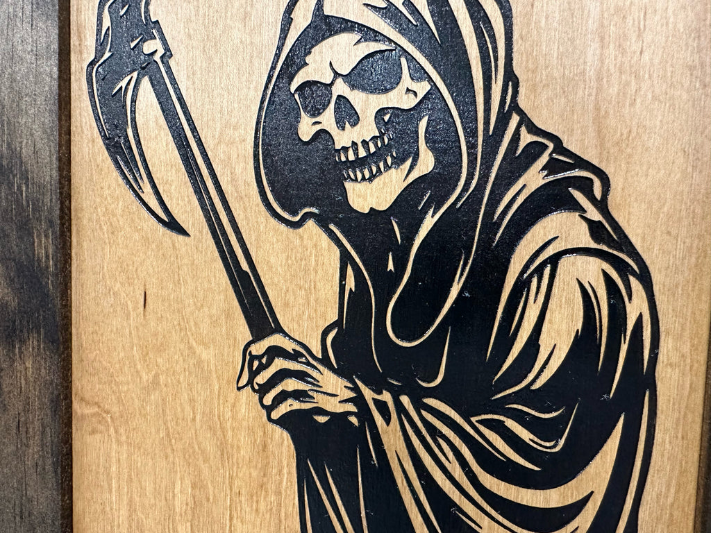 Grim Reaper Hidden Gun Safe Concealment Shelf Handmade in the USA - The misfit market