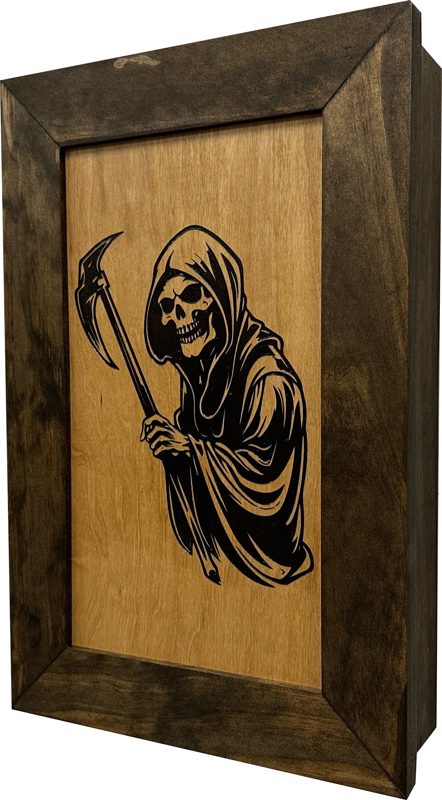 Grim Reaper Hidden Gun Safe Concealment Shelf Handmade in the USA - The misfit market