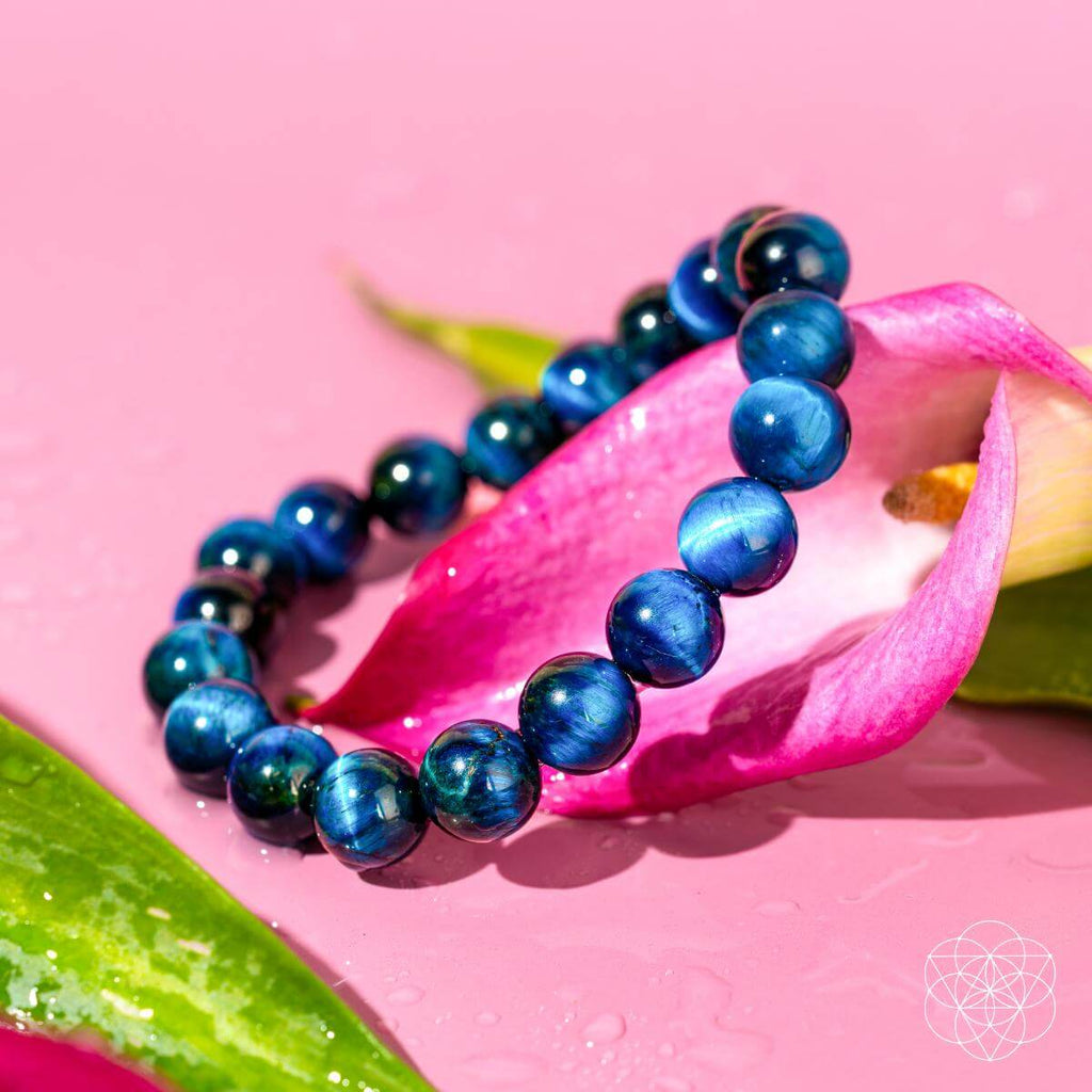 Hawk’s Focus – Royal Blue Tiger’s Eye Bracelet - The misfit market