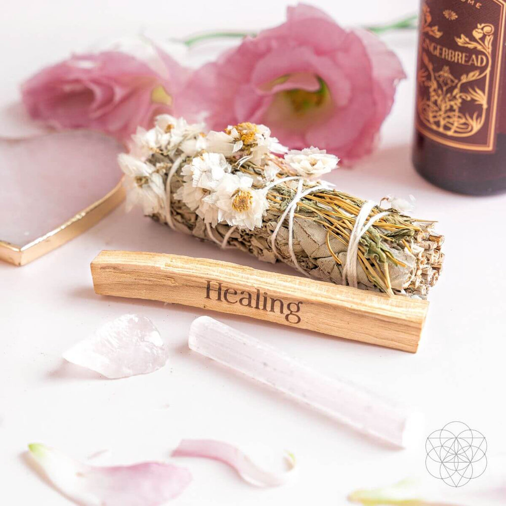 Heal My Heart - Holistic Healing Smudge Kit (5 pieces) - The misfit market