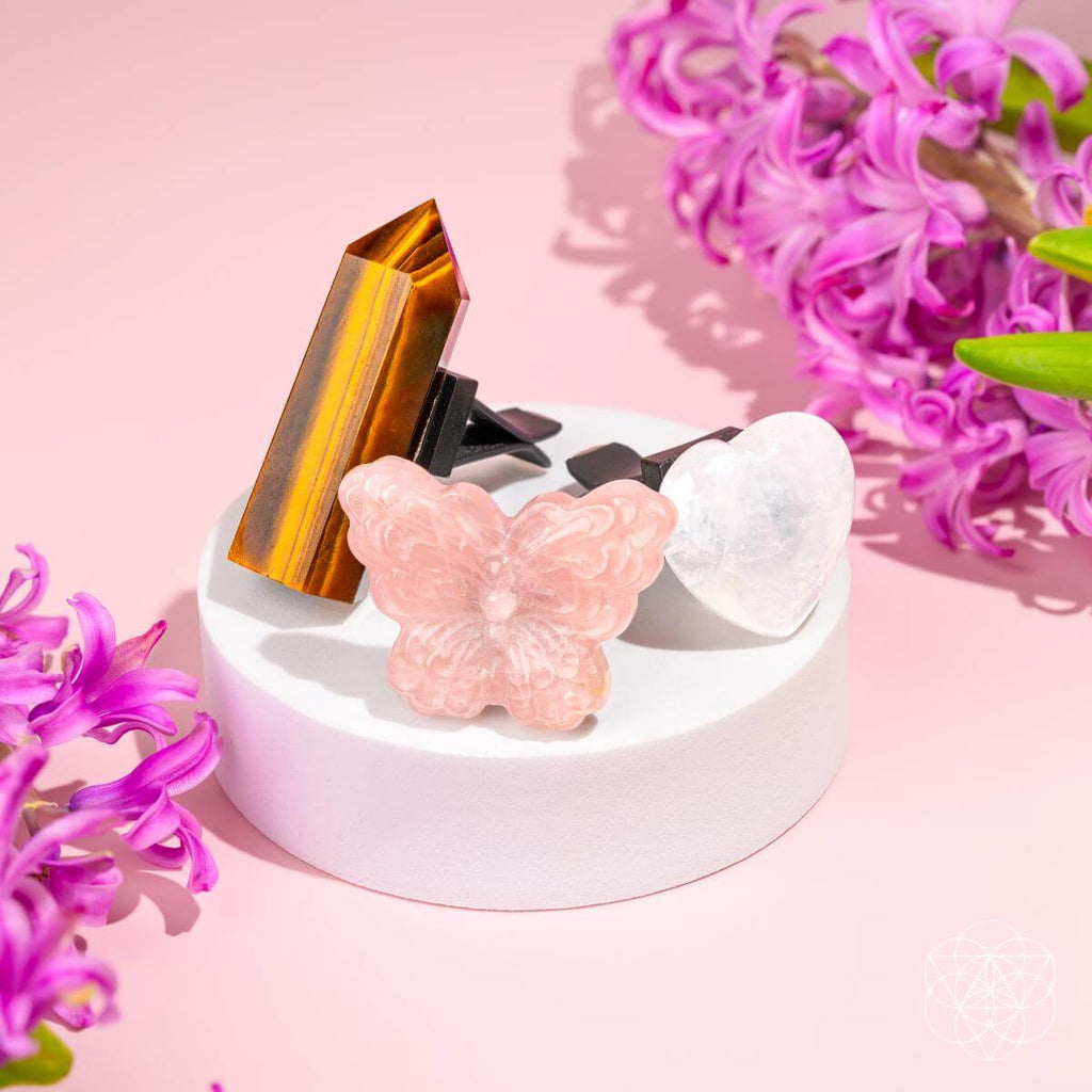 Healing Butterfly – Crystal Car Kit of Safety - The misfit market