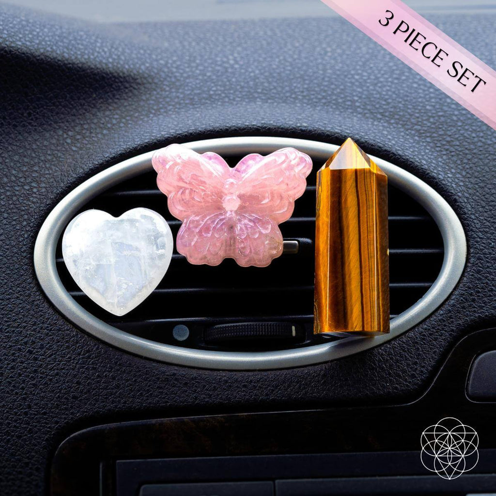 Healing Butterfly – Crystal Car Kit of Safety - The misfit market
