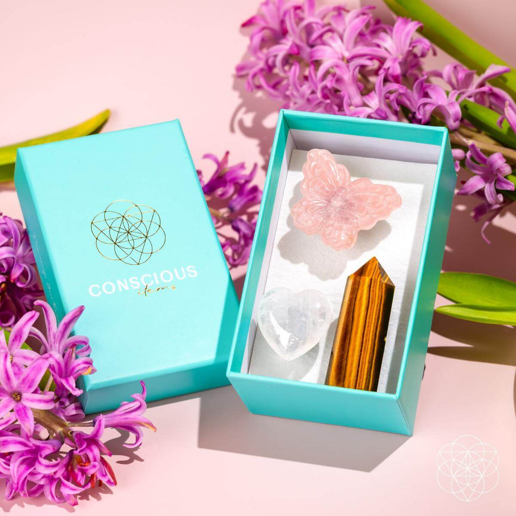 Healing Butterfly – Crystal Car Kit of Safety - The misfit market