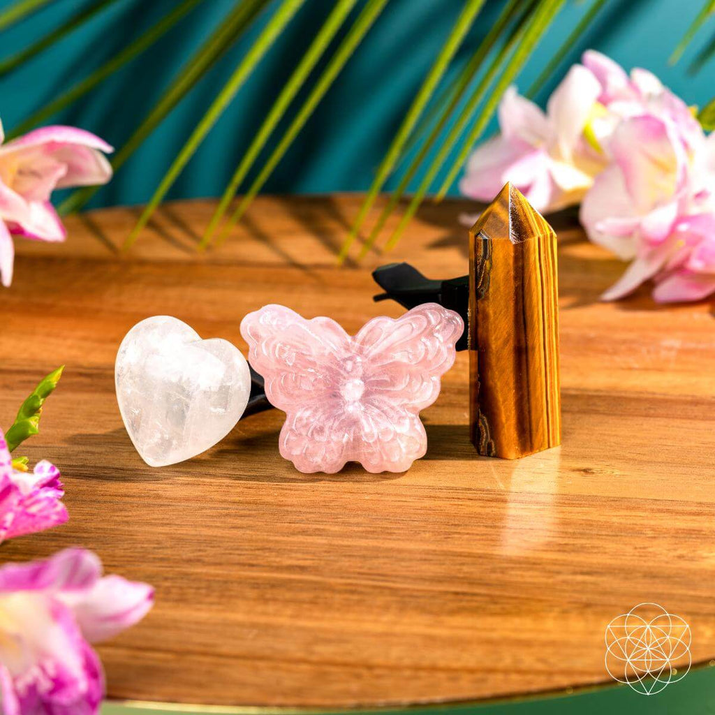 Healing Butterfly – Crystal Car Kit of Safety - The misfit market
