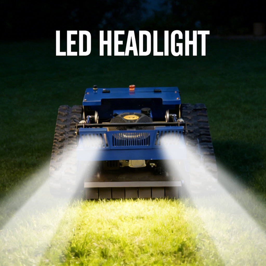 Heavy-Duty 7HP Commercial Remote-Controlled Tracked Gasoline Lawn Mower (SAK94270)