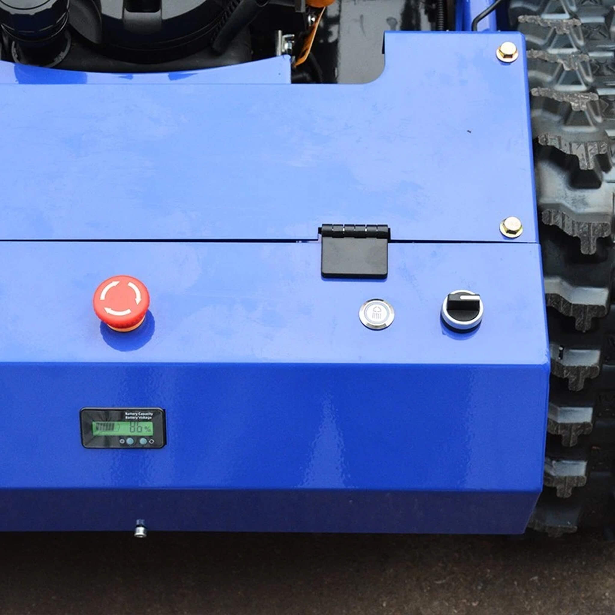 Heavy-Duty 7HP Commercial Remote-Controlled Tracked Gasoline Lawn Mower (SAK94270)