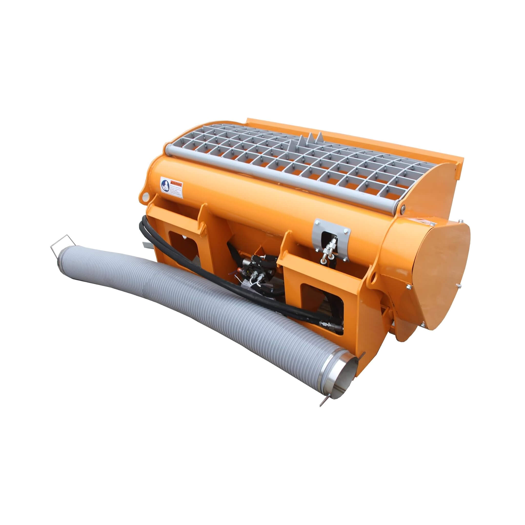 Heavy-Duty 80-Gal Double Discharge Concrete Mixer Skid Steer Attachment (SAK54982)