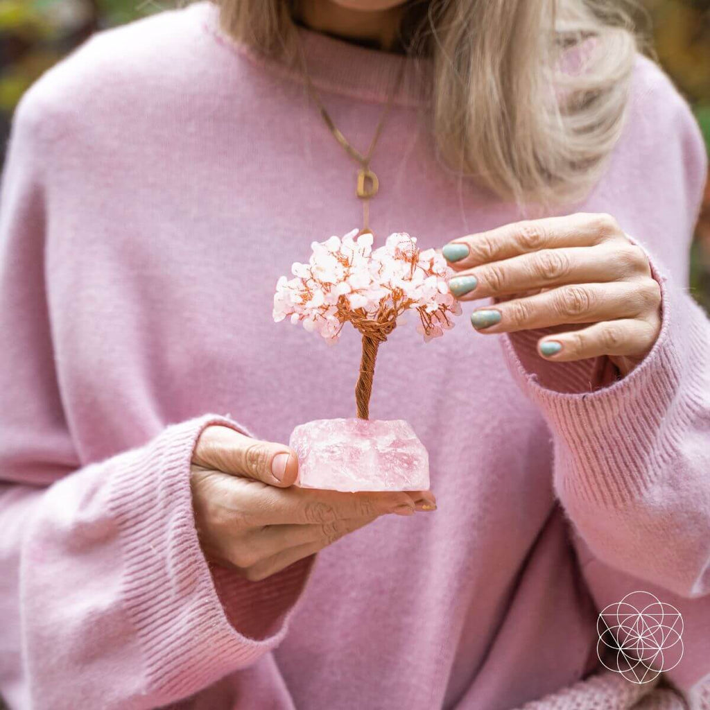 Home Sweet Home - Feng Shui Rose Quartz Tree - The misfit market
