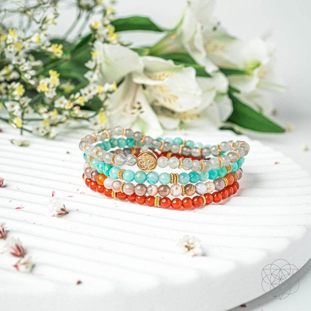 I Am Healthy: Mind, Body & Spirit Restoration Bracelet Pack of 4 - The misfit market