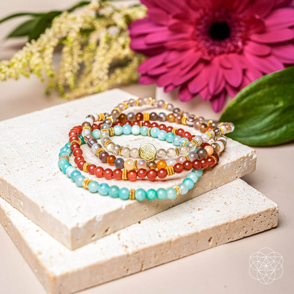 I Am Healthy: Mind, Body & Spirit Restoration Bracelet Pack of 4 - The misfit market