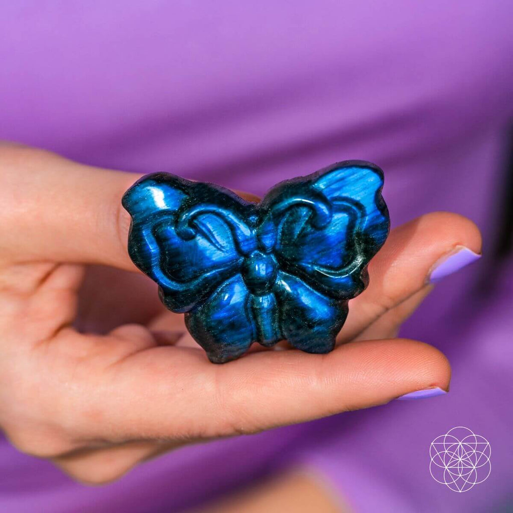 I Am Reborn - Labradorite Carving of Transformation - The misfit market