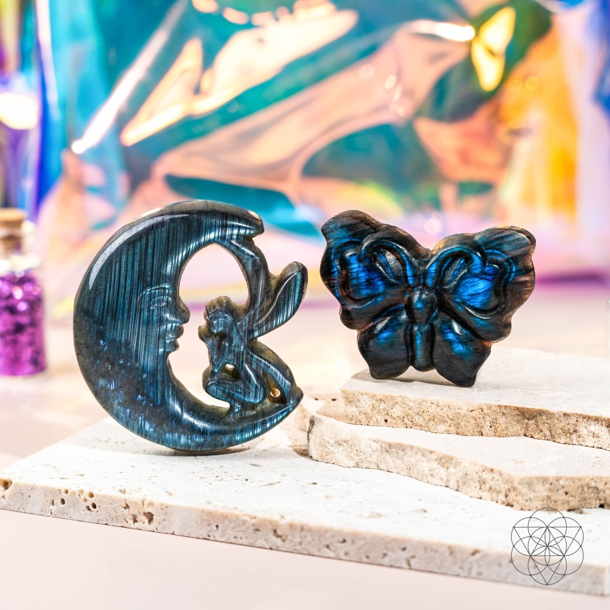 I Am Reborn - Labradorite Carving of Transformation - The misfit market