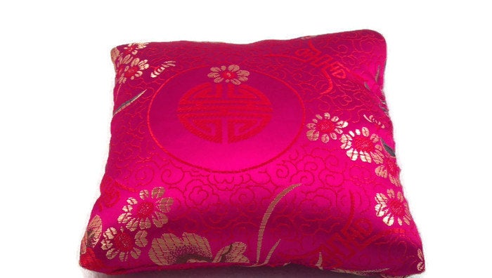 Fuchsia Singing Bowl Crystal Display Pillow - The misfit market