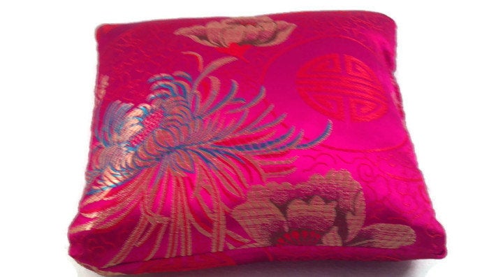 Fuchsia Singing Bowl Crystal Display Pillow - The misfit market