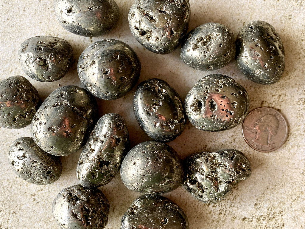 Tumbled Pyrite - The misfit market
