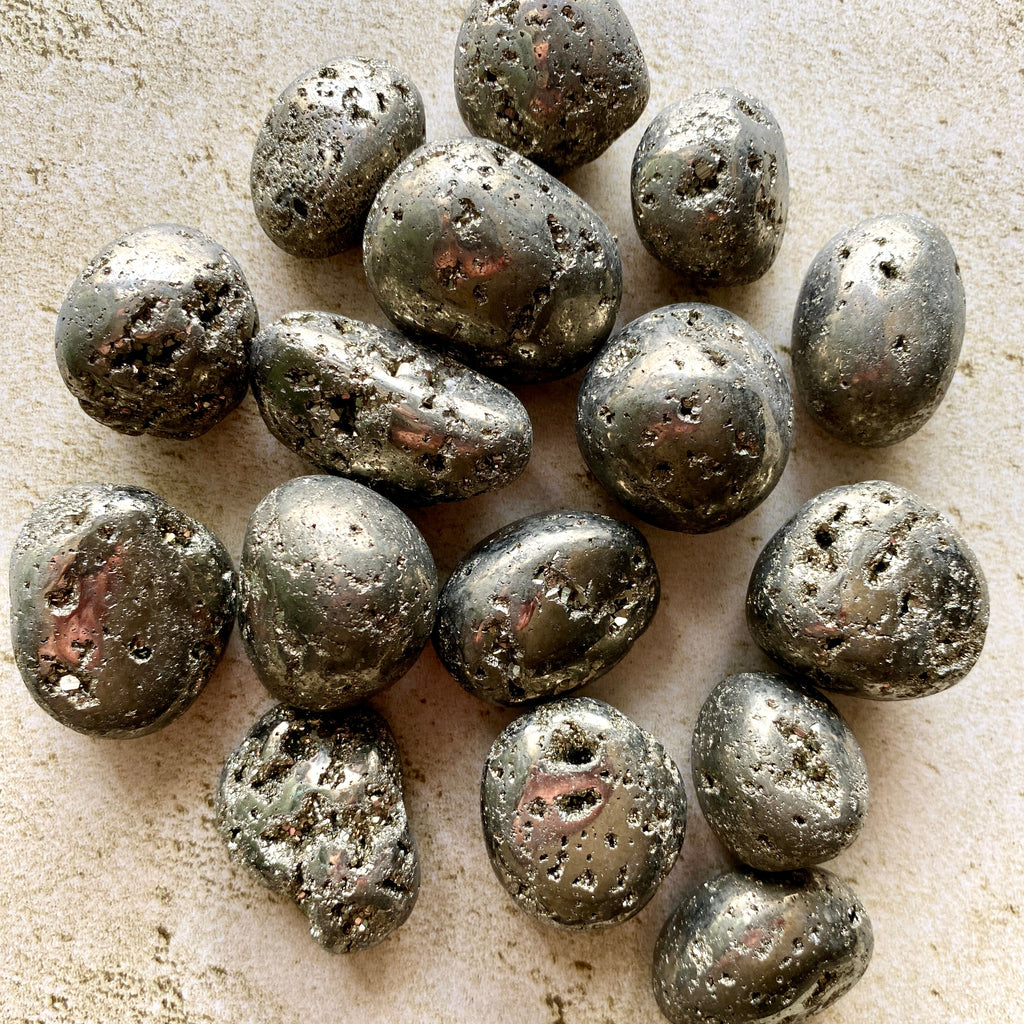 Tumbled Pyrite - The misfit market
