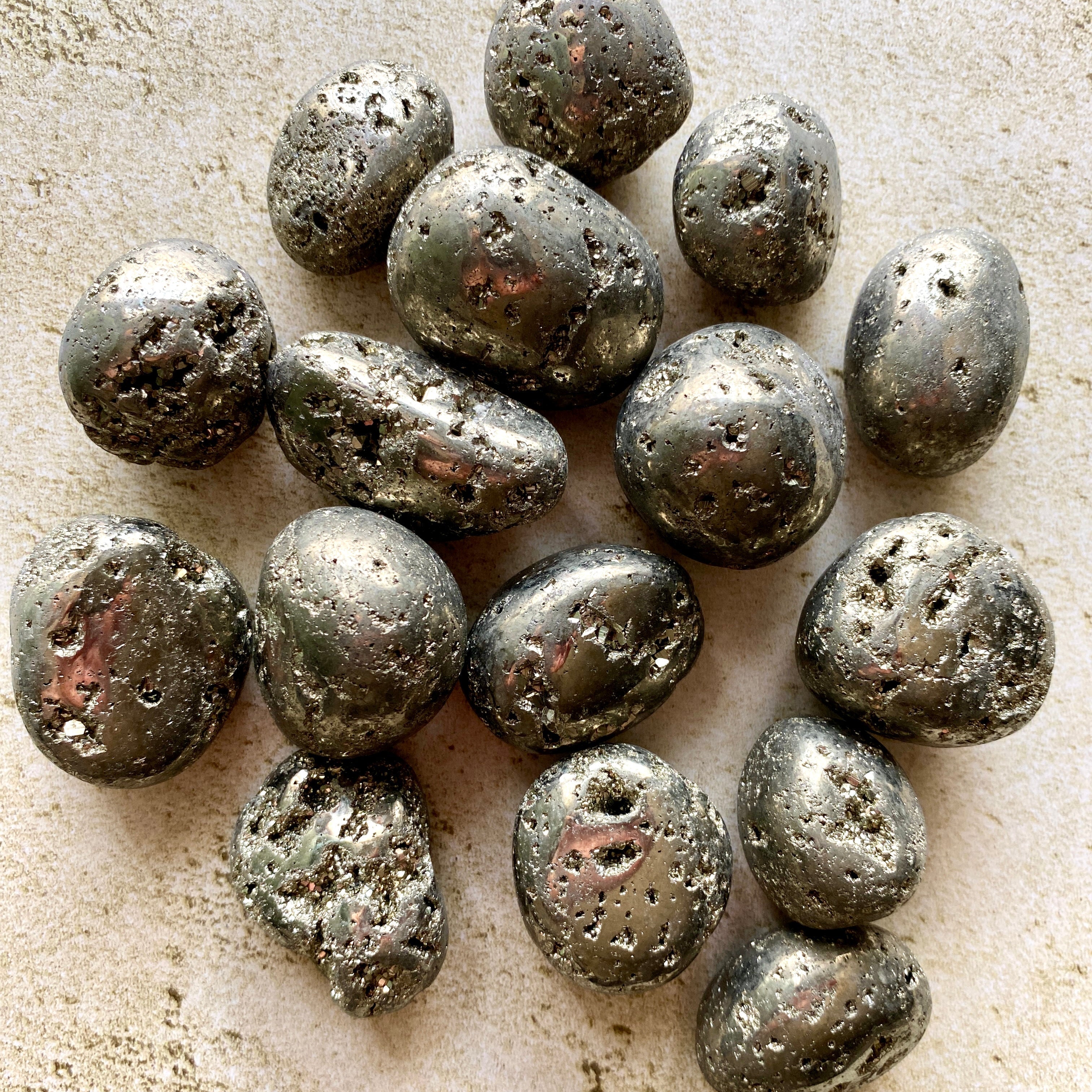 Tumbled Pyrite - The misfit market
