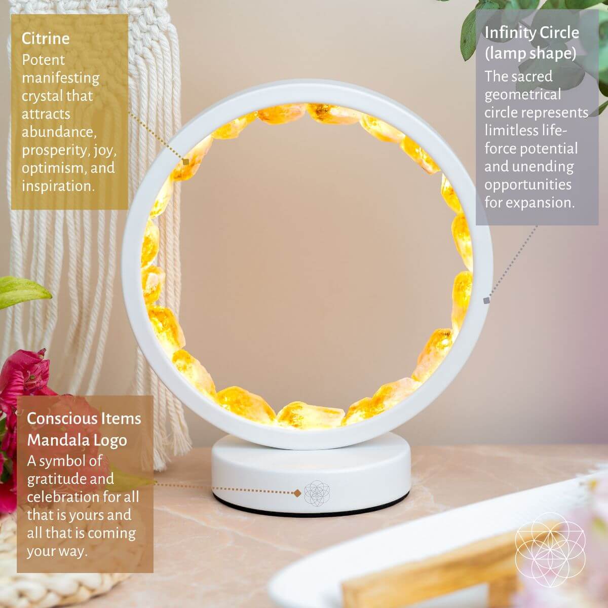 Infinite Abundance: Citrine Lamp of Manifestation - The misfit market