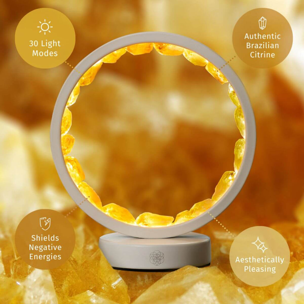 Infinite Abundance: Citrine Lamp of Manifestation - The misfit market