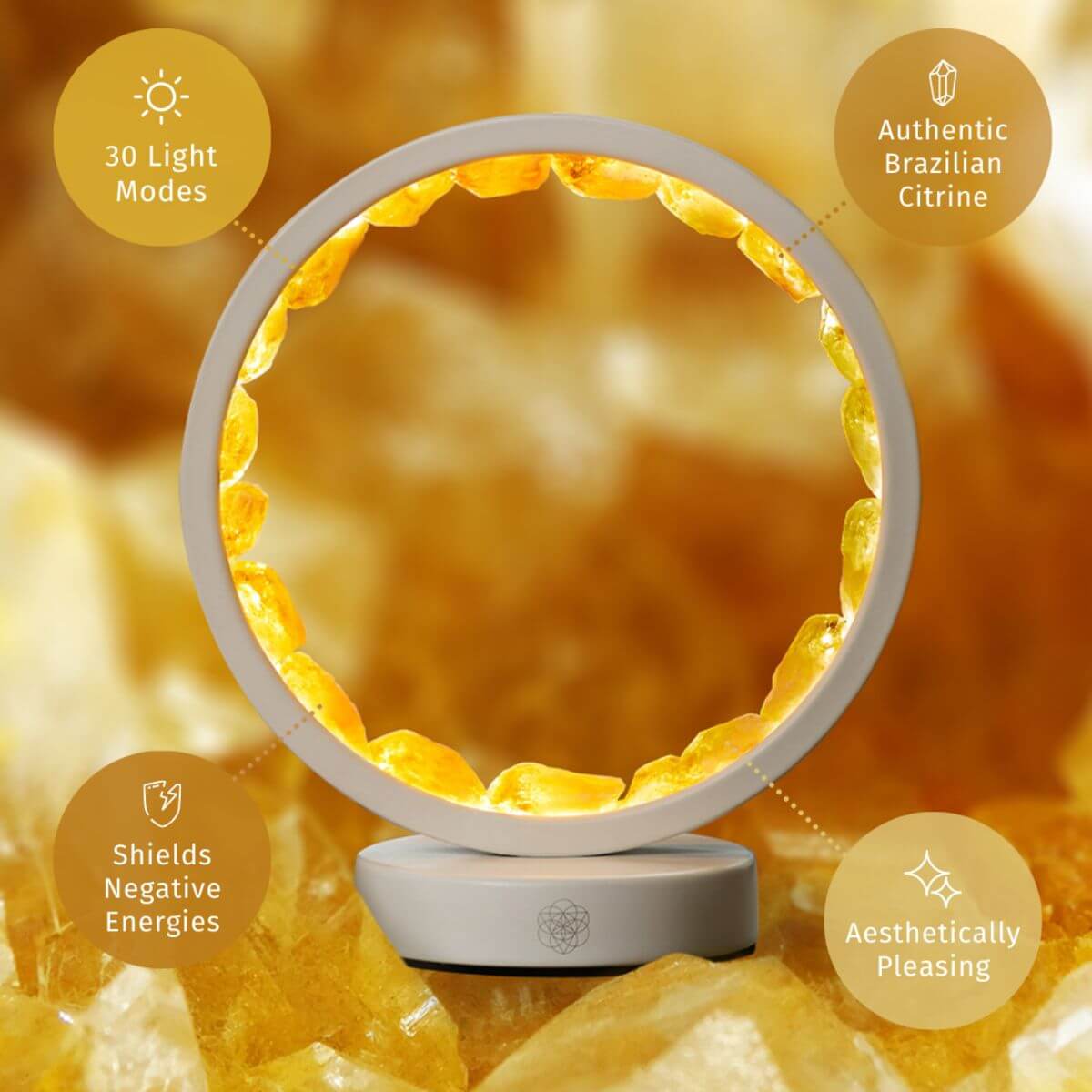 Infinite Abundance: Citrine Lamp of Manifestation - The misfit market