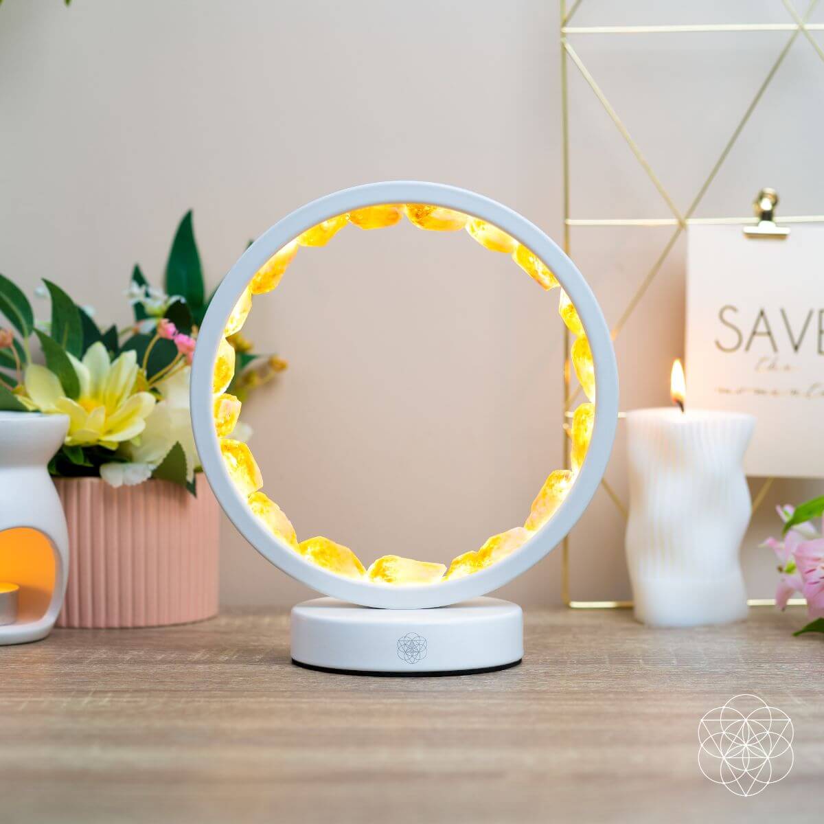 Infinite Abundance: Citrine Lamp of Manifestation - The misfit market
