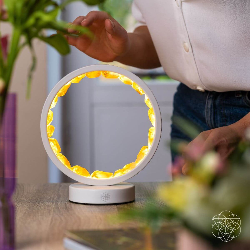 Infinite Abundance: Citrine Lamp of Manifestation - The misfit market