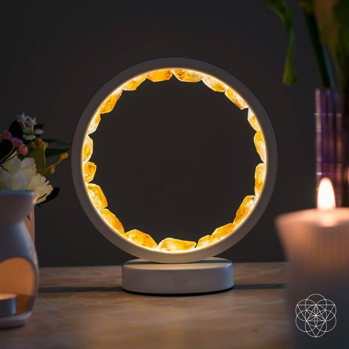 Infinite Abundance: Citrine Lamp of Manifestation - The misfit market
