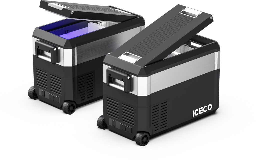 JP40 Pro Dual Zone Wheeled Portable Freezer | ICECO | 40 LT - The misfit market