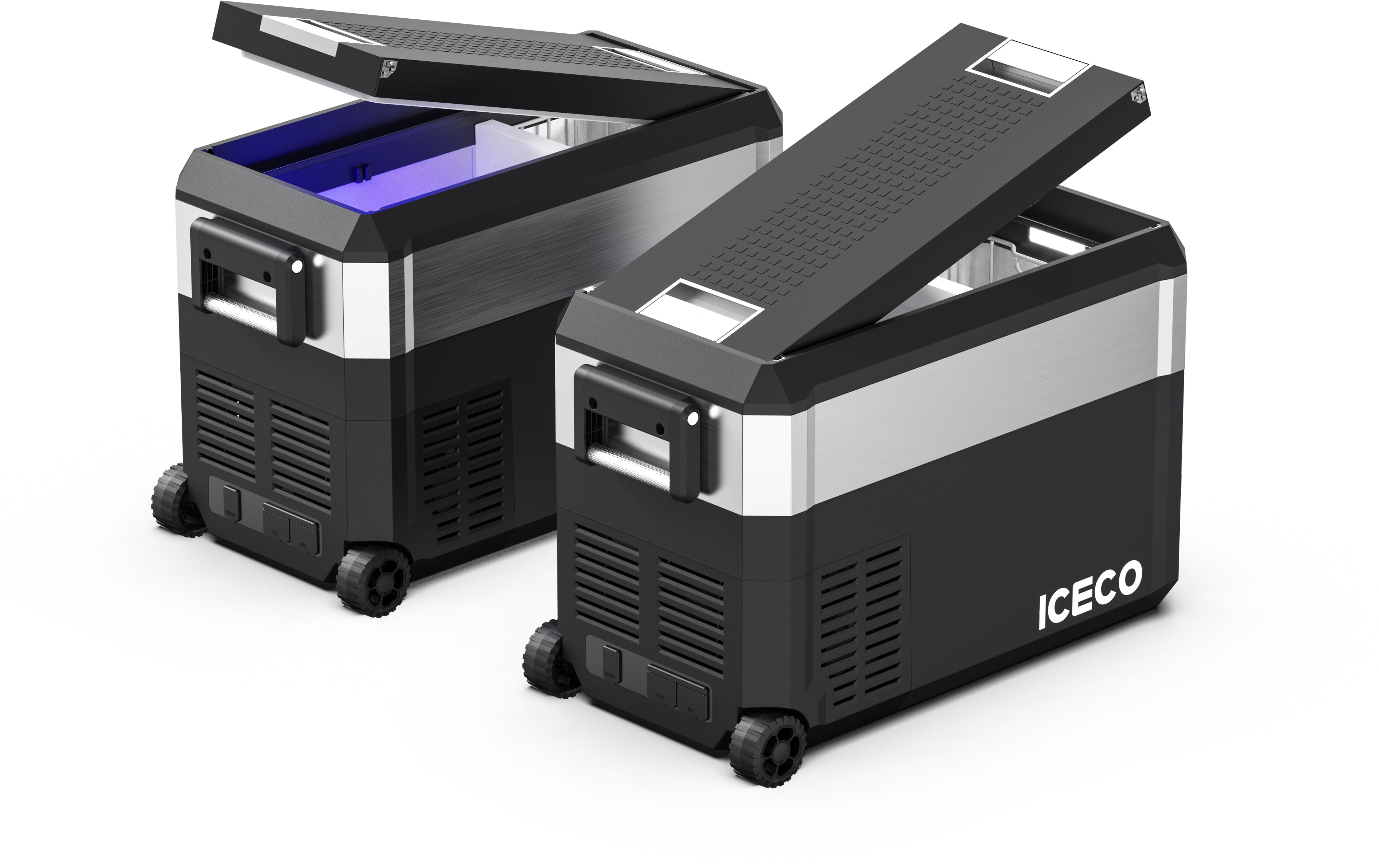 JP40 Pro Dual Zone Wheeled Portable Freezer | ICECO | 40 LT - The misfit market